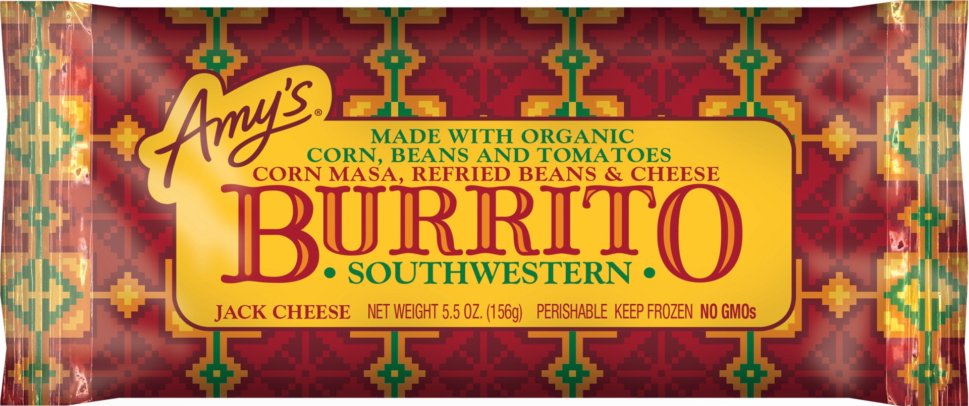 slide 1 of 6, Amy's Kitchen Southwestern Burrito, 5.5 oz