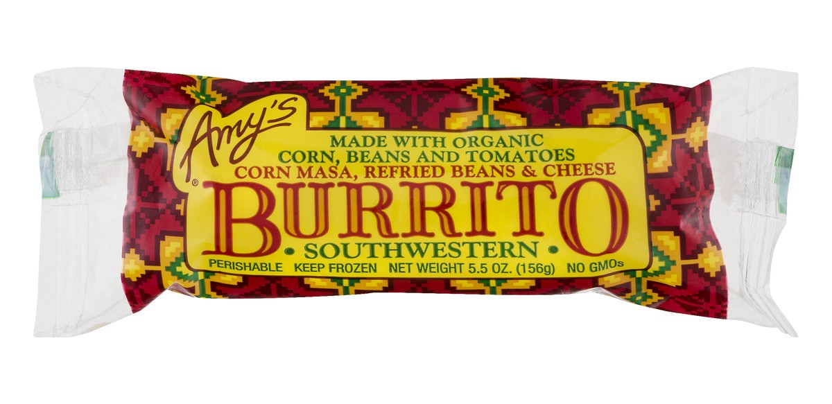 slide 1 of 6, Amy's Southwestern Burrito, 5.5 oz