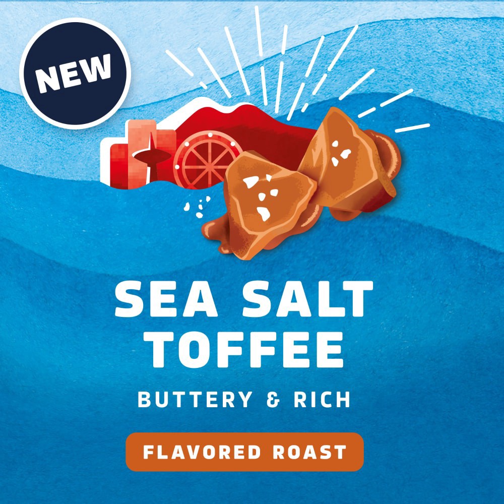 slide 5 of 6, Seattle's Best Coffee Flavored Roast Ground Coffee Sea Salt Toffee 100% Arabica ", 11 oz