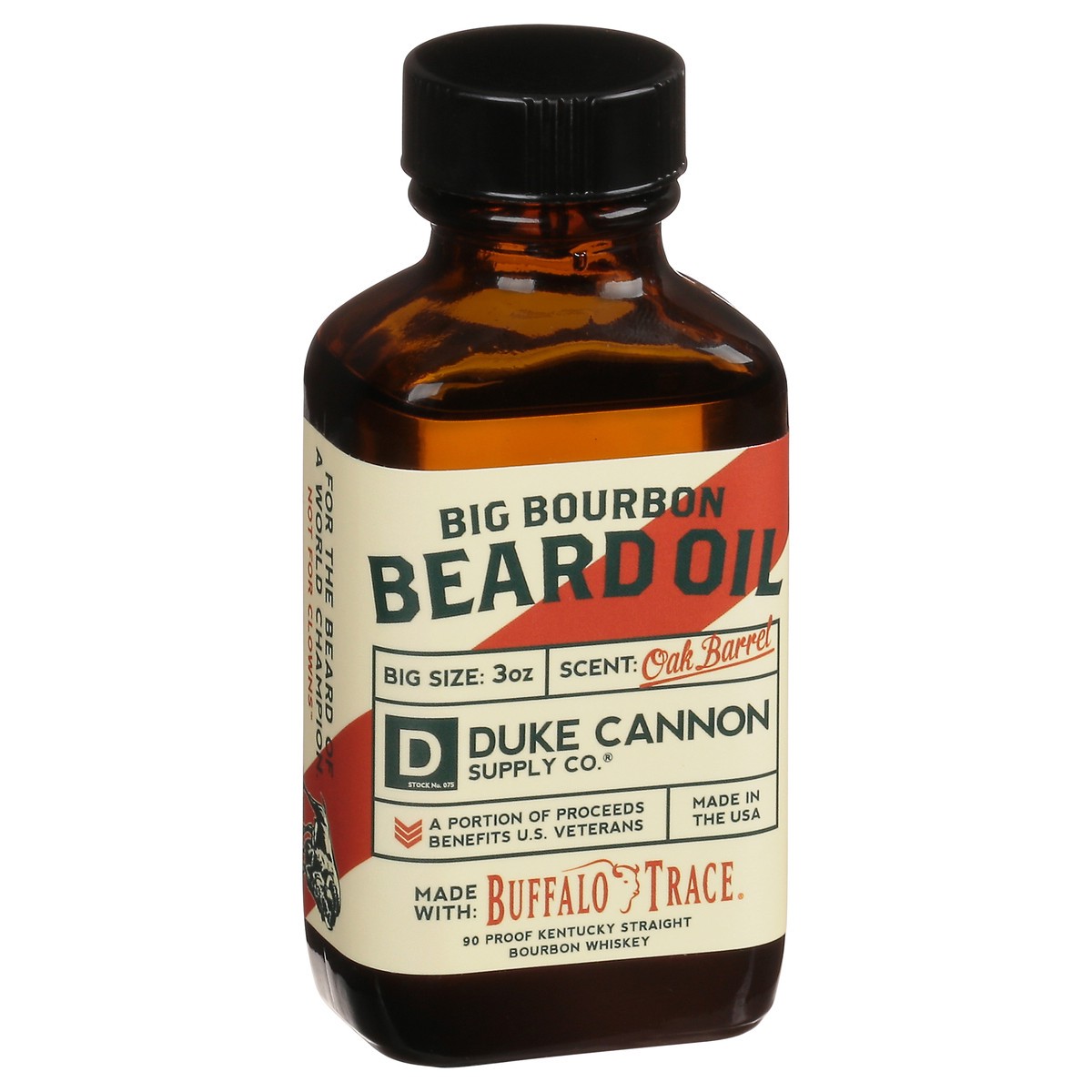 slide 3 of 9, Duke Cannon Big Bourbon Beard Oil, 3 oz