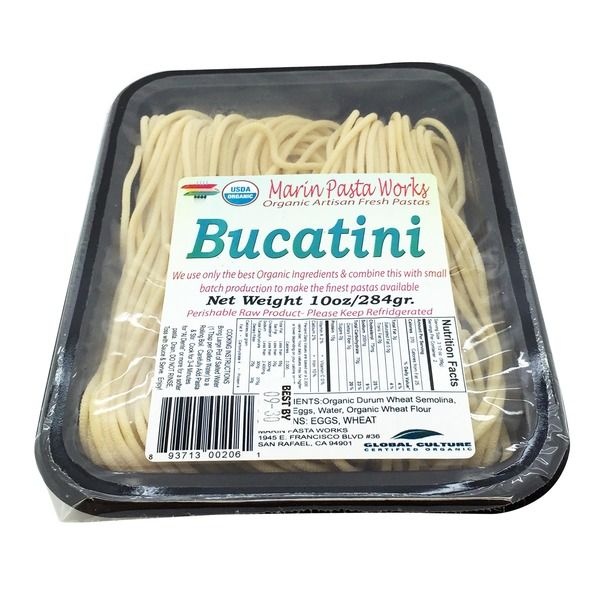 slide 1 of 1, Marin Pasta Works Organic Bucatini, 10 oz