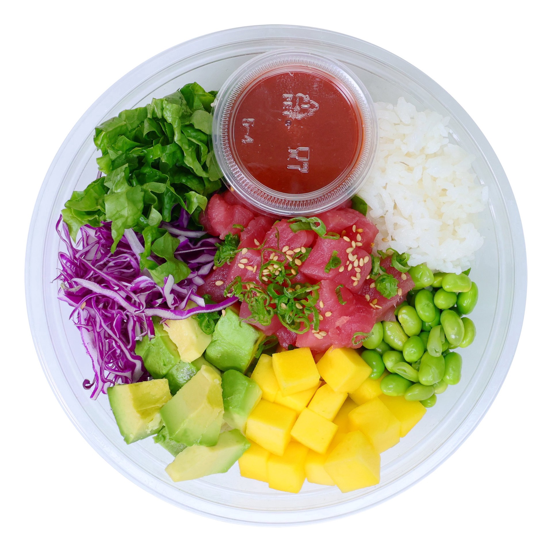 slide 1 of 1, H-E-B Sushiya Spicy Sauce Tuna Poke with White Rice, 13.7 oz