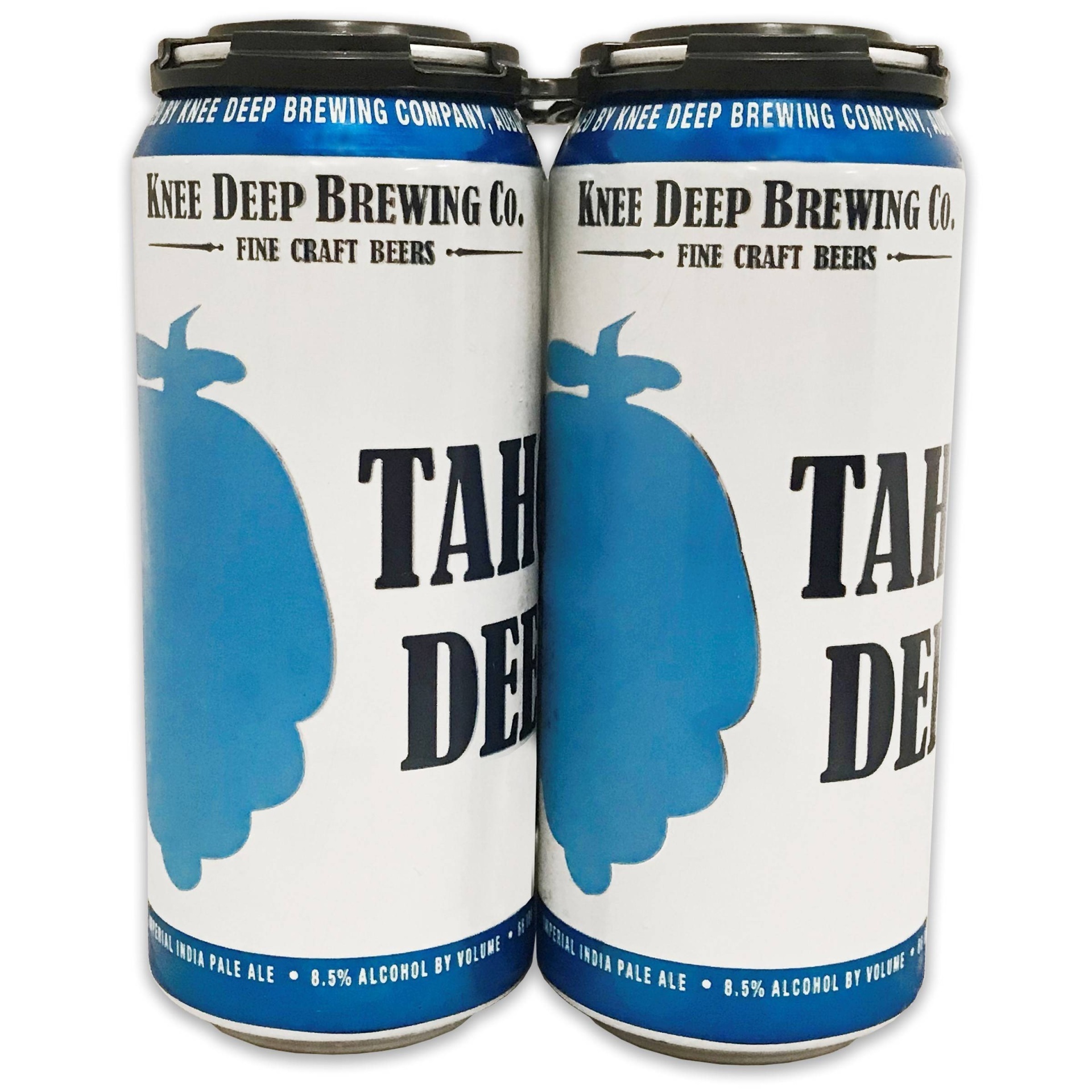 slide 1 of 1, Knee Deep Brewing Co. Knee Deep Tahoe Deep Imperial IPA Beer, 4 ct; 16 oz