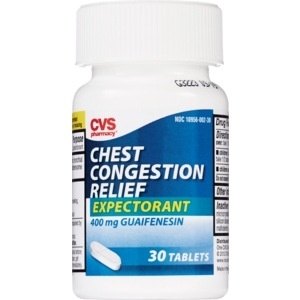 slide 1 of 1, CVS Health Chest Congestion Relief Expectorant Tablets, 30 ct