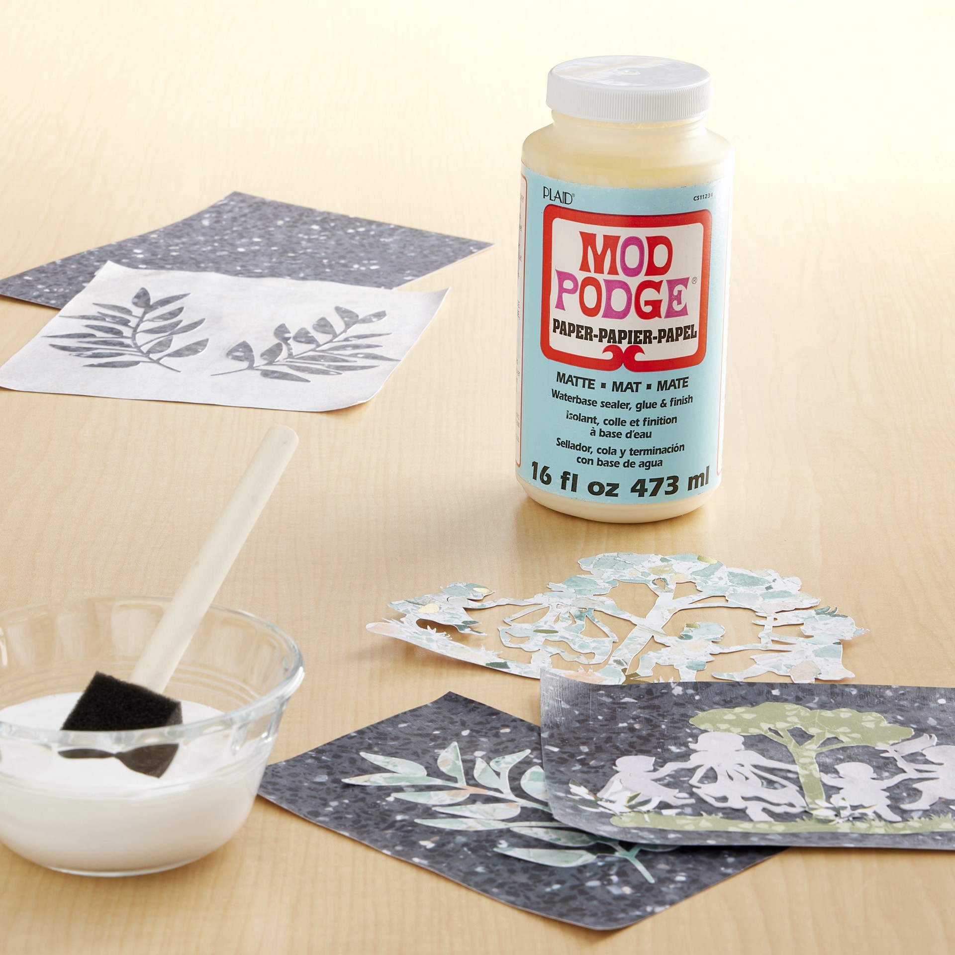 slide 2 of 2, Mod Podge Paper Matte Sealer, 16 oz