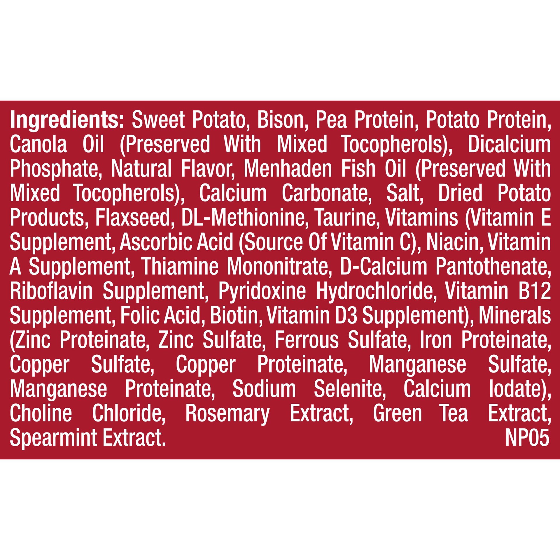 slide 2 of 5, Natural Balance L.I.D. Limited Ingredient Diets Sweet Potato & Bison Formula, Dry Dog Food, 22lb Bag, 22 lb