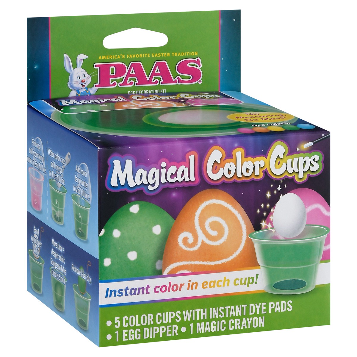 slide 5 of 9, PAAS Magical Color Cups, 1 ct