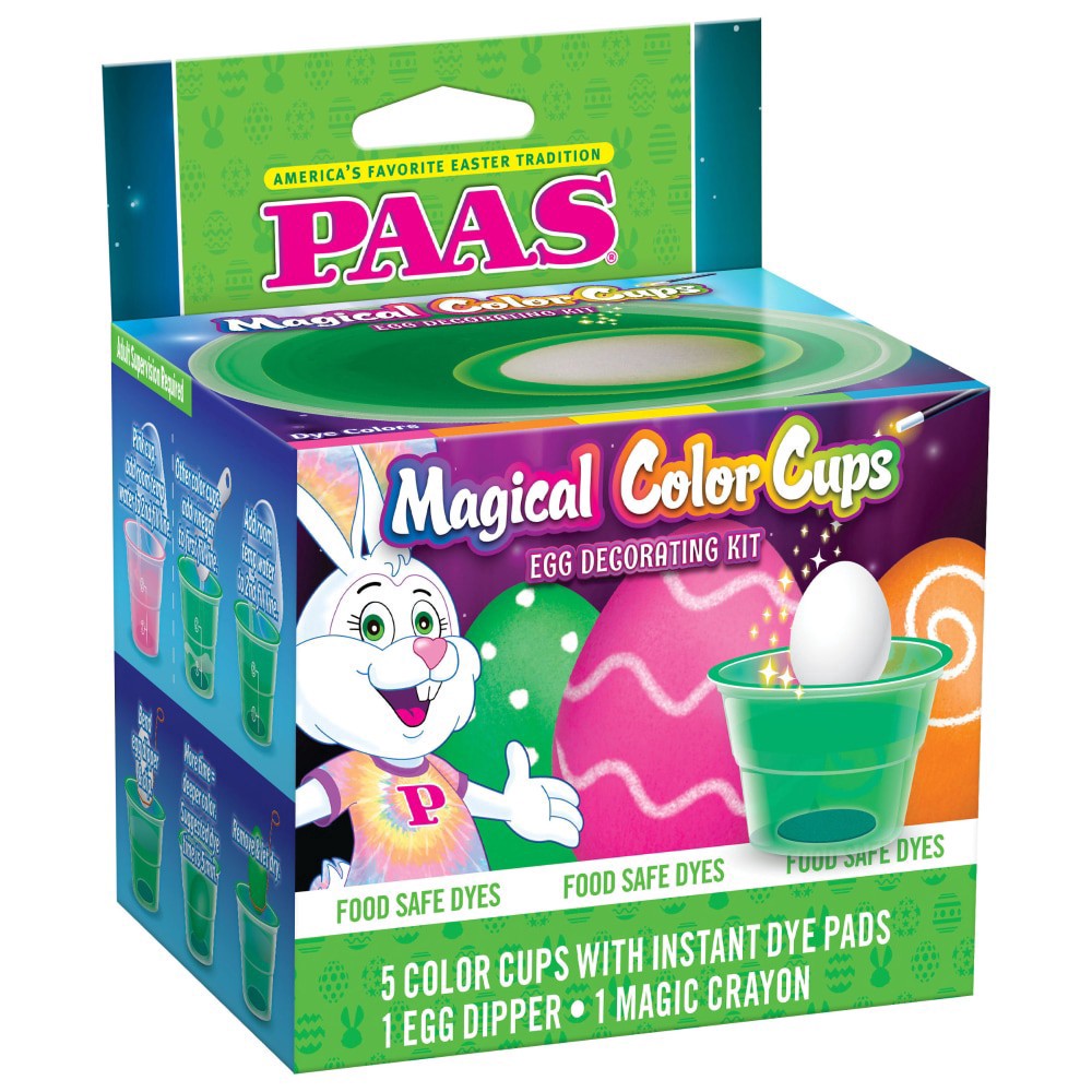 slide 1 of 9, PAAS Magical Color Cups, 1 ct
