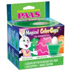 PAAS Magical Color Cups Egg Decorating Kit - 1 Kit