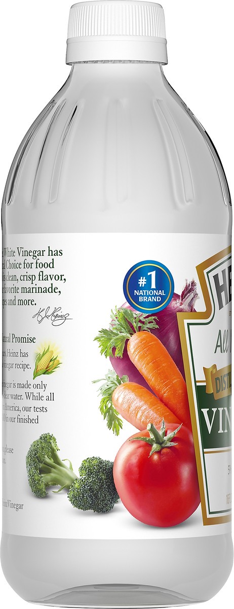 slide 5 of 9, Heinz All Natural Distilled White Vinegar with 5% Acidity, 16 fl oz Bottle, 16 fl oz