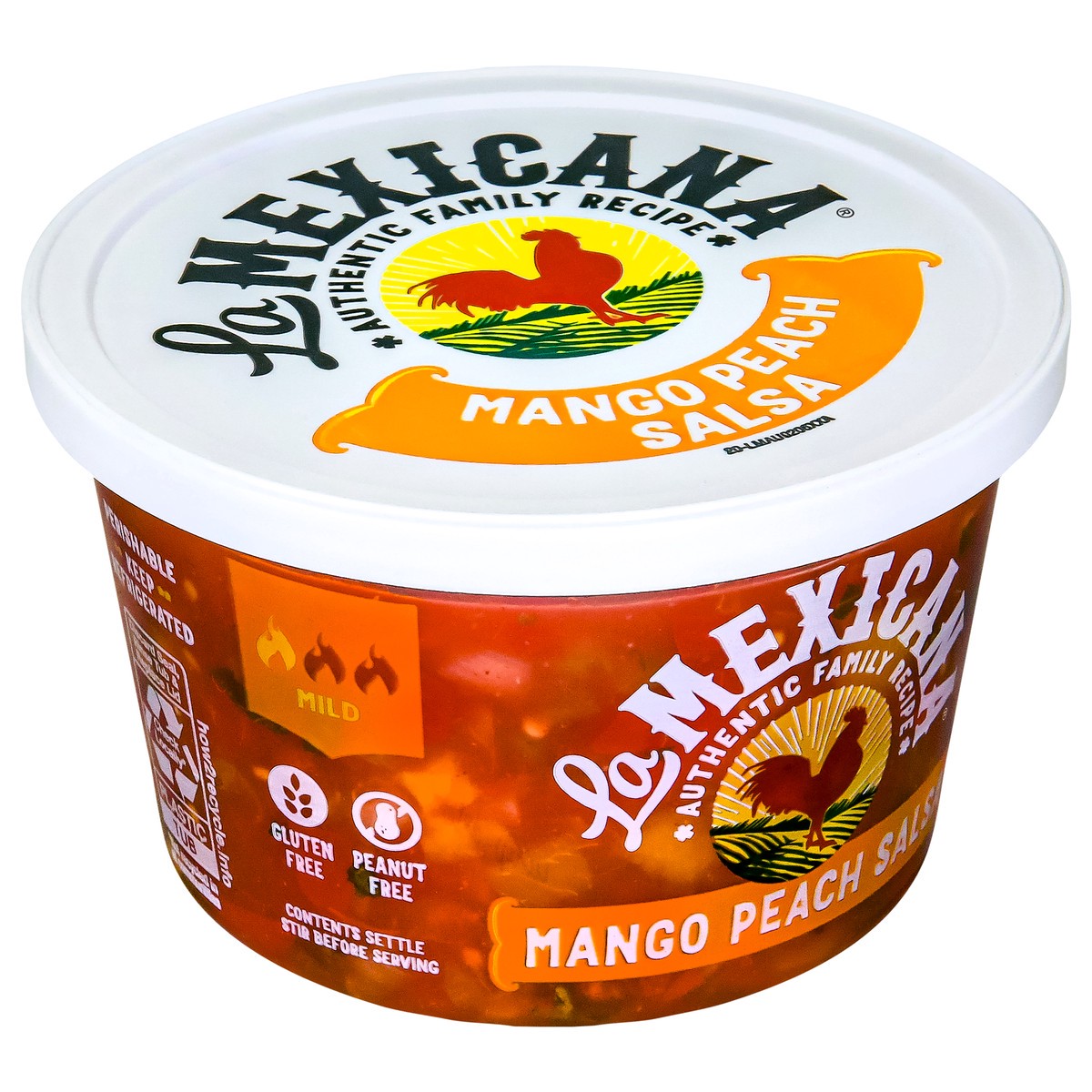 slide 7 of 13, La Mexicana Mango Peach Salsa 16oz, 16 oz