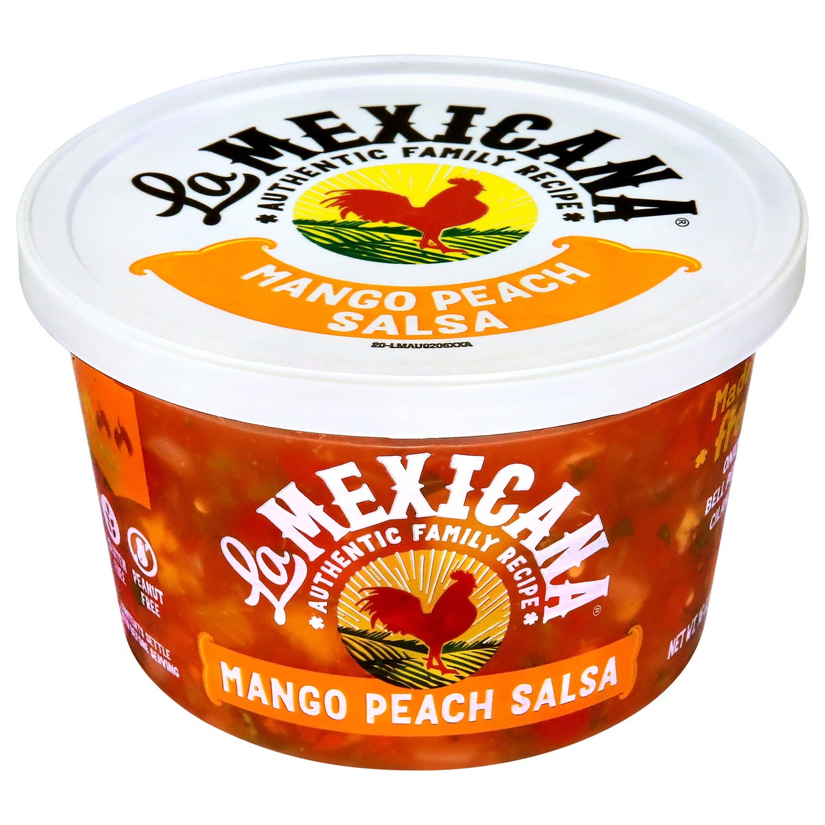 slide 1 of 13, La Mexicana Mango Peach Salsa 16oz, 16 oz