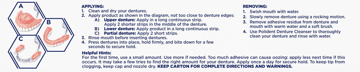 slide 10 of 10, Super Poligrip Poligrip Cushion & Comfort, Denture and Partials Adhesive Cream, 2.2 ounces, 2.2 oz