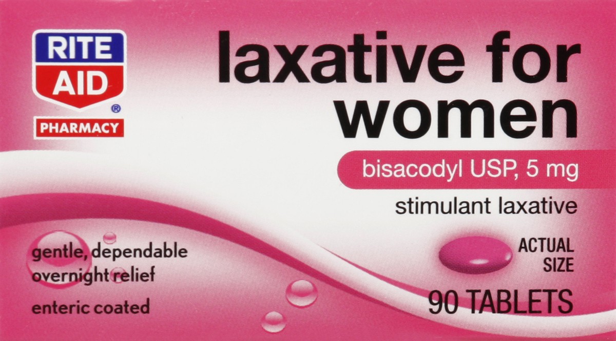 slide 5 of 5, Rite Aid Ra Womens Laxative, 90 ct