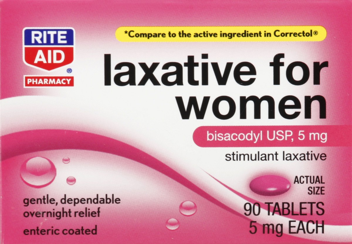 slide 3 of 5, Rite Aid Ra Womens Laxative, 90 ct