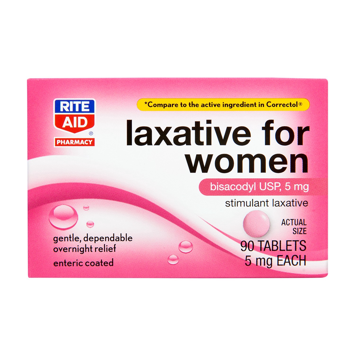 slide 1 of 5, Rite Aid Ra Womens Laxative, 90 ct