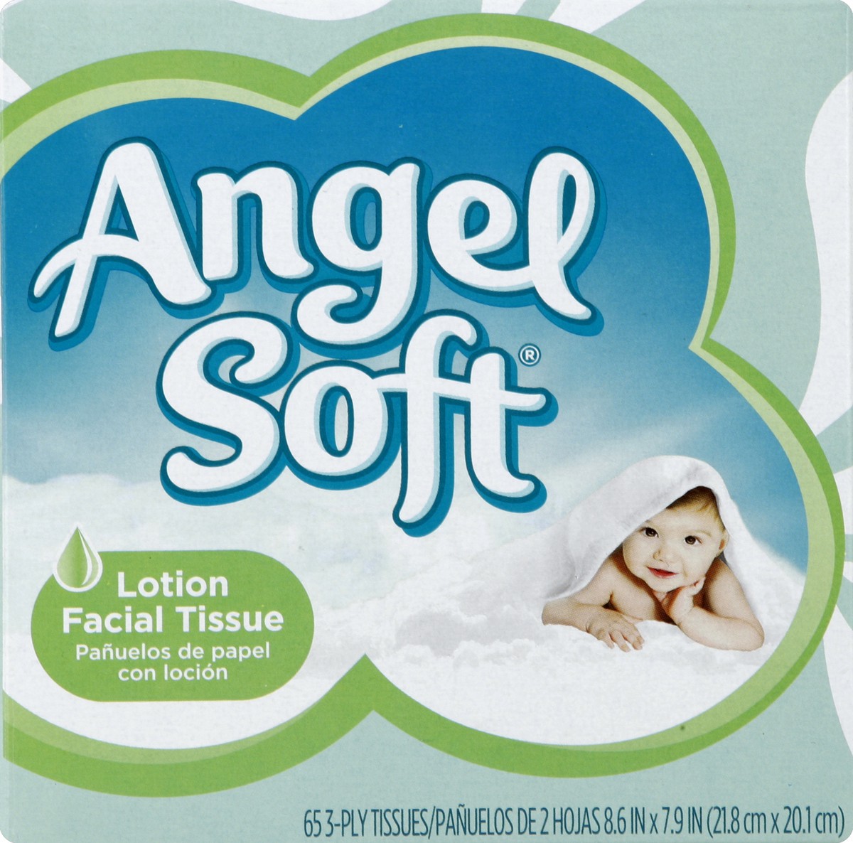 slide 2 of 6, Angel Soft Facial Tissue 65 ea, 65 ct