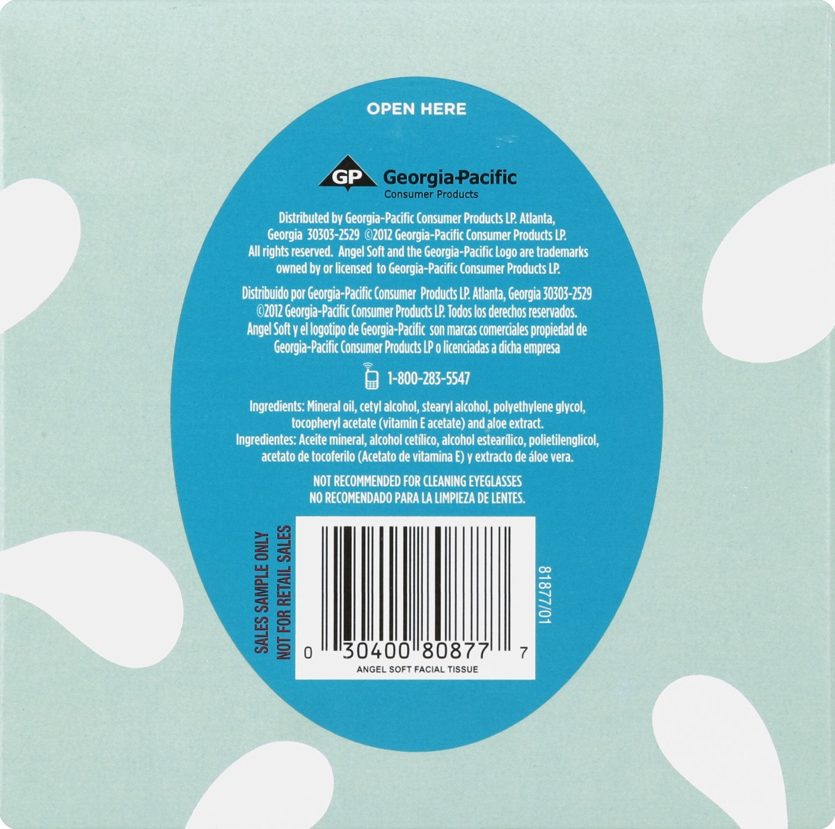 slide 3 of 6, Angel Soft Facial Tissue 65 ea, 65 ct