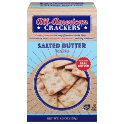 All-American Crackers Salted Butter Crackers 4.5 oz