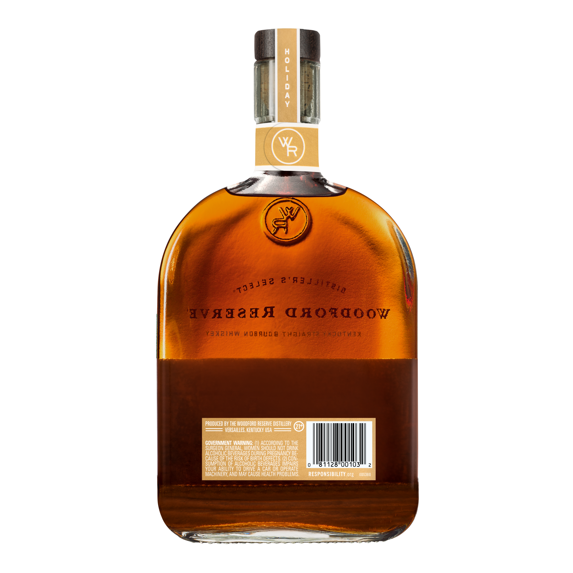 slide 2 of 2, Woodford Reserve Kentucky Straight Bourbon Whiskey 2025 Holiday Edition, 1L, 90.4 Proof, 1 liter