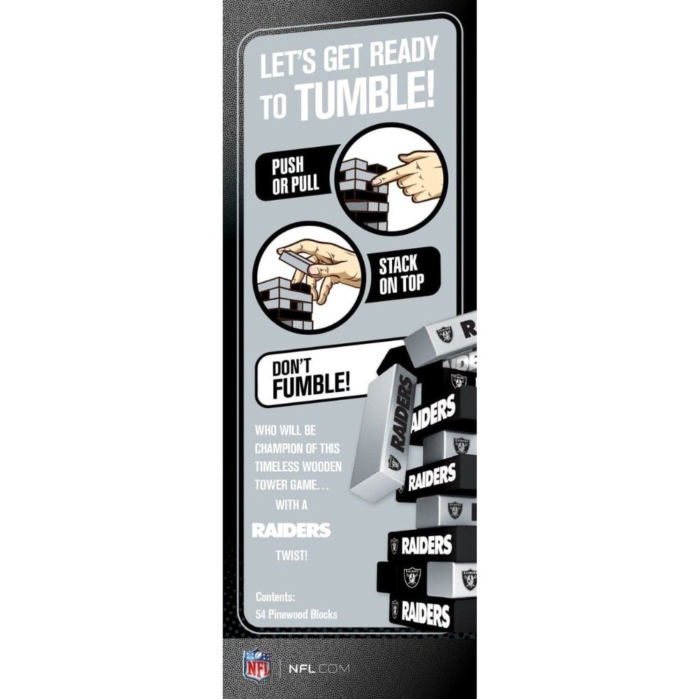 slide 4 of 4, LVR NFL Tumble Tower, 1 ct