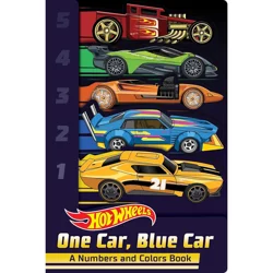Mattel Hot Wheels One Car Blue A Numbers and Colors Book