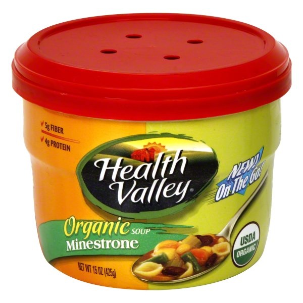 slide 1 of 1, Health Valley Organic Soup, Minestrone, 15 oz