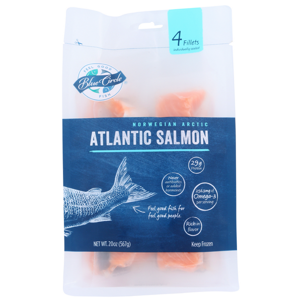 slide 1 of 1, Blue Circle Atlantic Salmon Portions, 1 ct