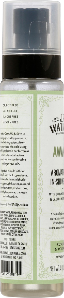 slide 7 of 9, J.R. Watkins Awaken In-Shower Mist, 4 fl oz