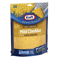 slide 2 of 13, Kraft Mild Cheddar Finely Shredded Cheese, 8 oz