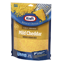 slide 4 of 13, Kraft Mild Cheddar Finely Shredded Cheese, 8 oz