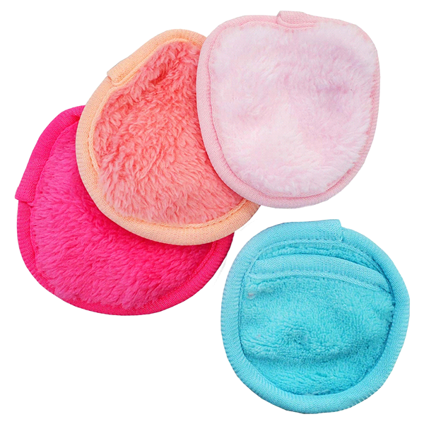 slide 3 of 5, Katelle Spa Makeup Removing Mitts, 4 ct