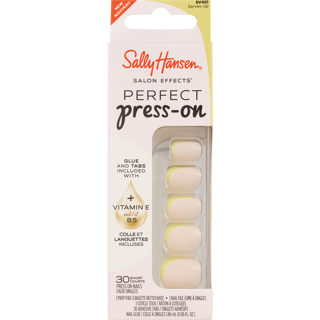 slide 1 of 1, SALLY HANSEN Sh Perfect Press On Serves Up, 1 ct