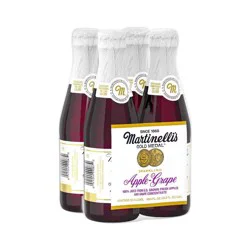 Martinelli's Apple Grape Sparkling Cider- 4 ct; 8.4 fl oz