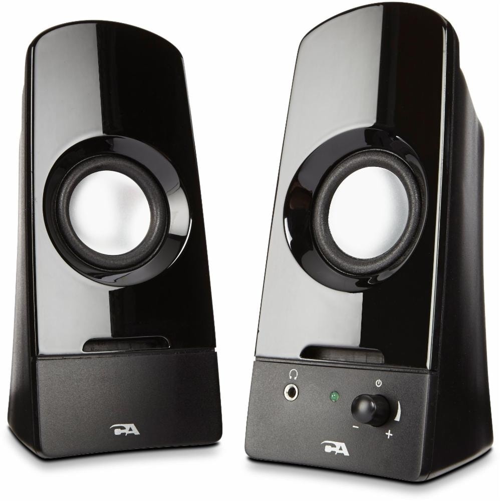 slide 1 of 1, Cyber Acoustics Curve Sonic Powered Speaker System, 1 ct