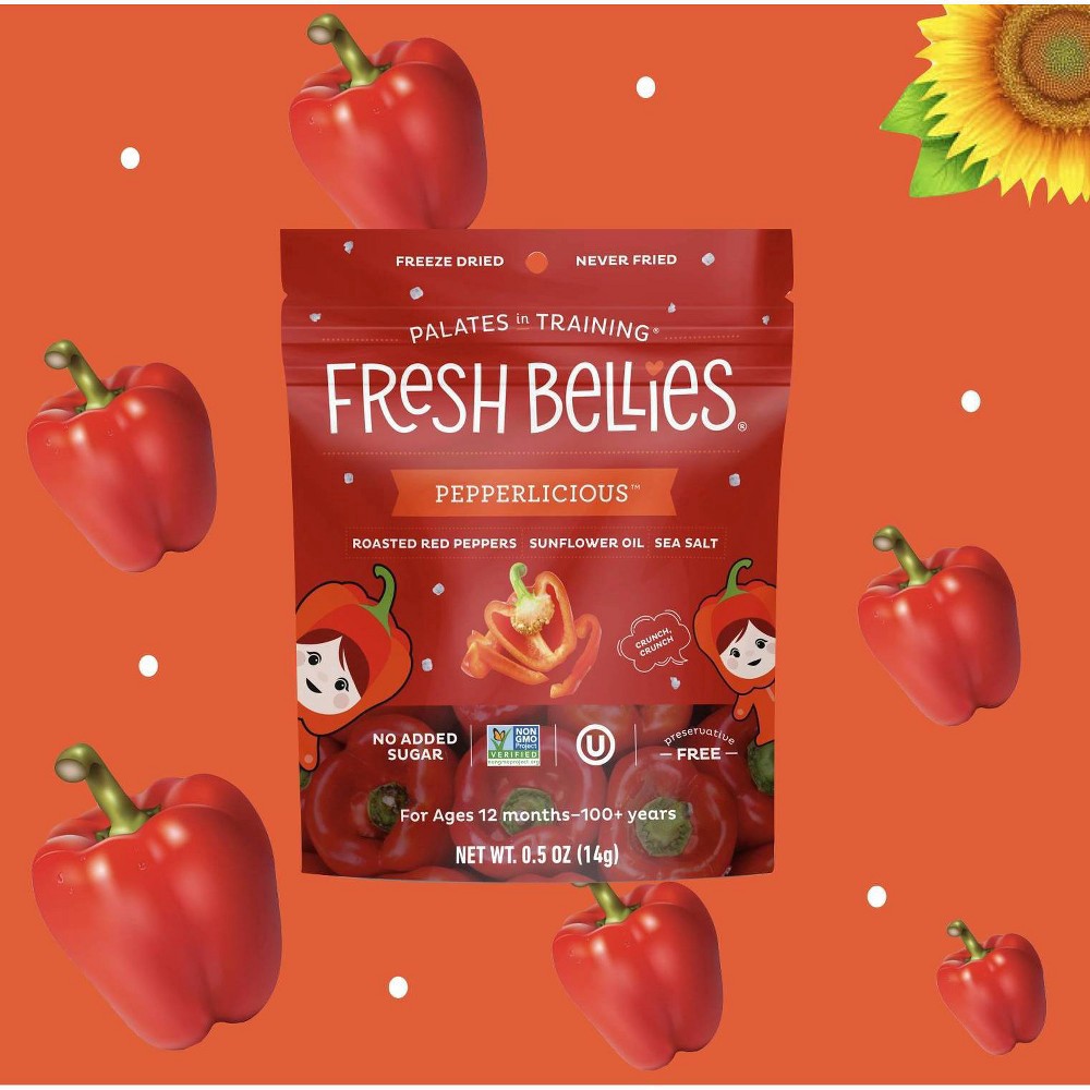 slide 4 of 7, Fresh Bellies Pepperlicious Snacks 0.50 oz, 0.5 oz