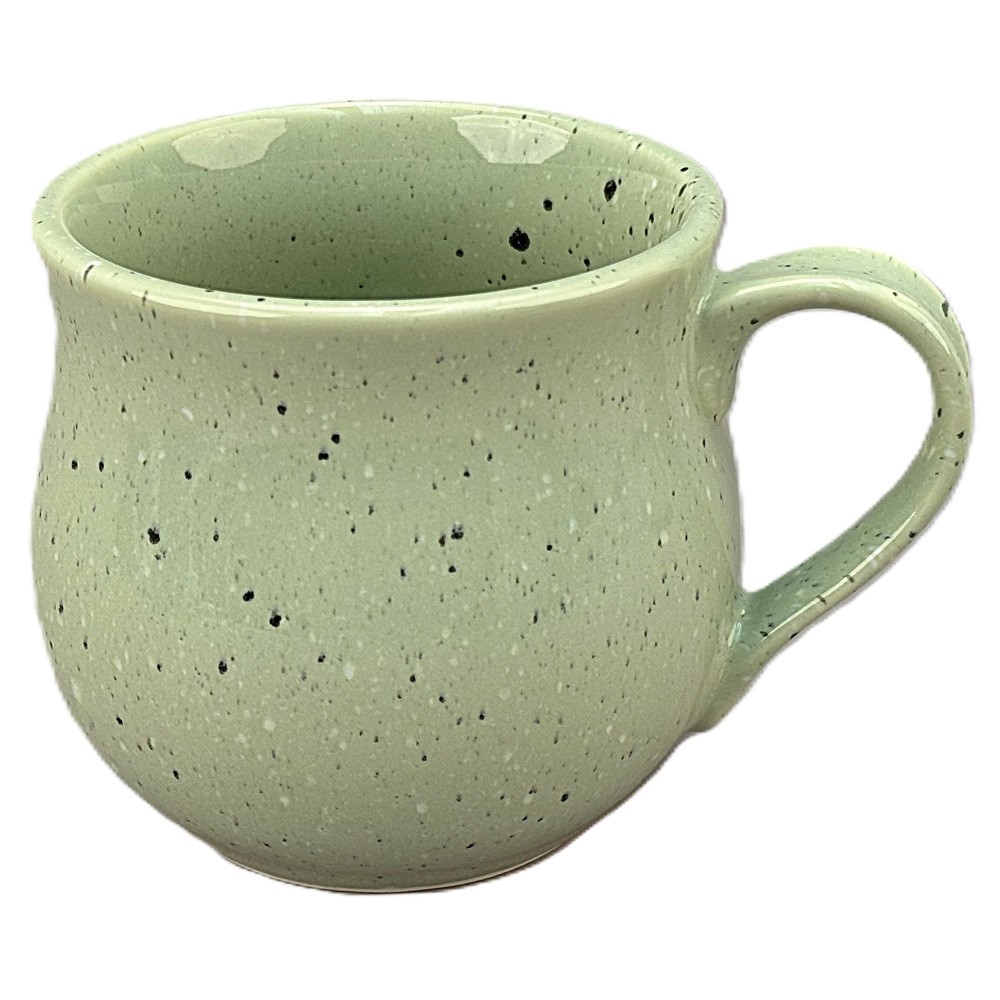 slide 1 of 1, Belly Speckle Mug - Sage, 1 ct