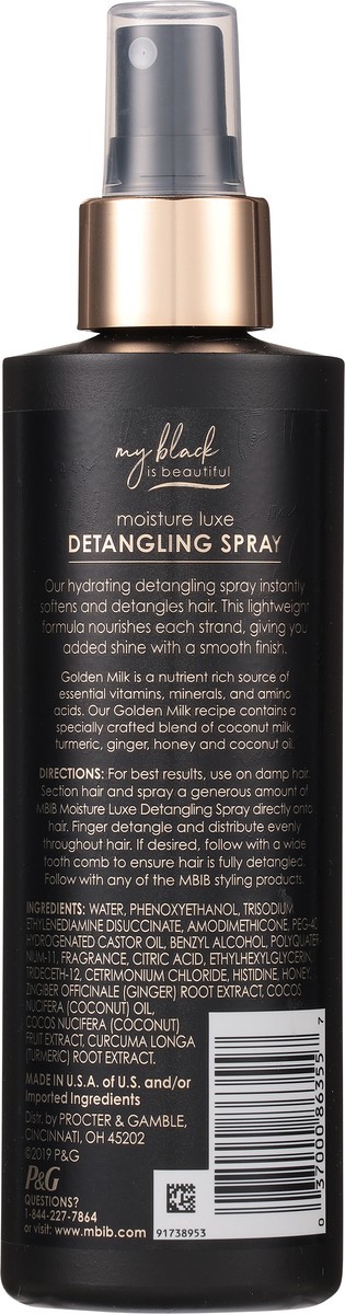 slide 2 of 9, My Black is Beautiful Moisture Luxe Detangling Spray 7.6 fl oz, 7.60 fl oz