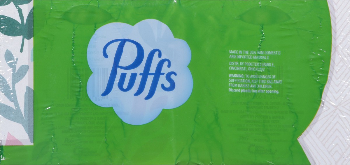 slide 9 of 9, Puffs Plus Lotion 2-Ply Facial Tissues 4 - 48 Pack, 4 ct