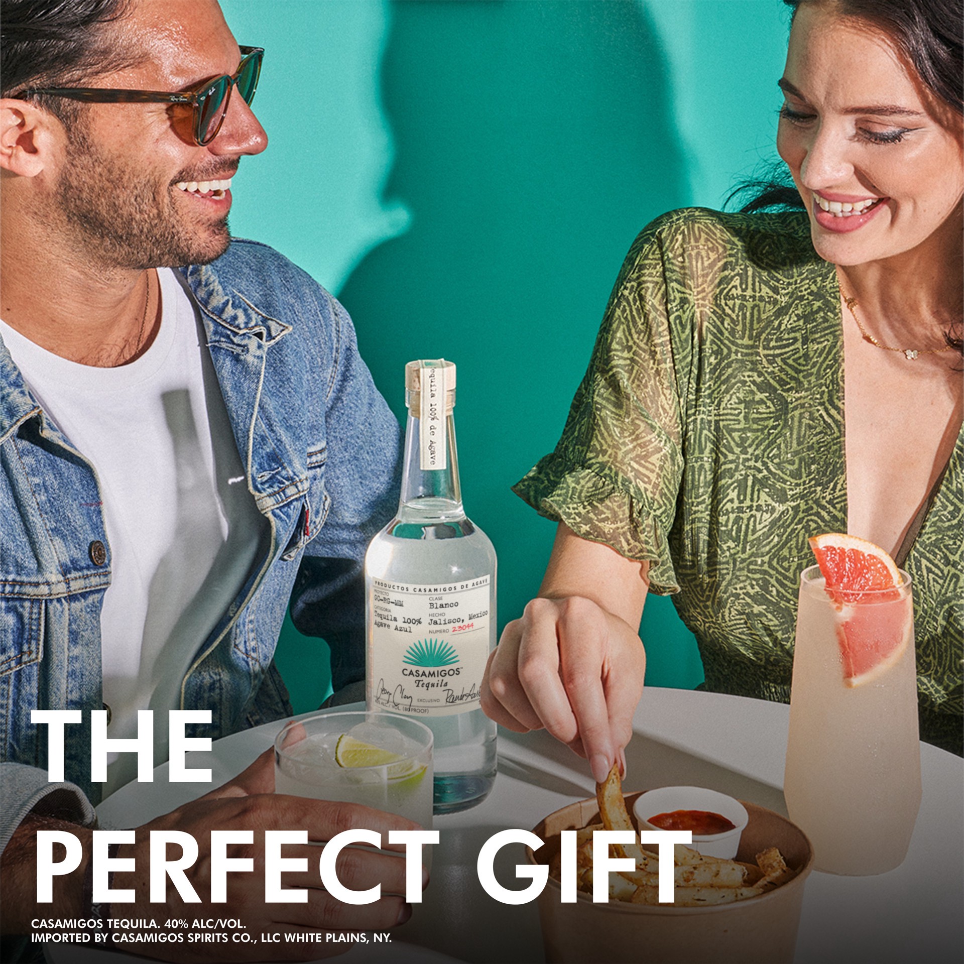 slide 2 of 6, Casamigos Blanco Tequila, 750 mL Bottle with Turkish Towel, 750 ml