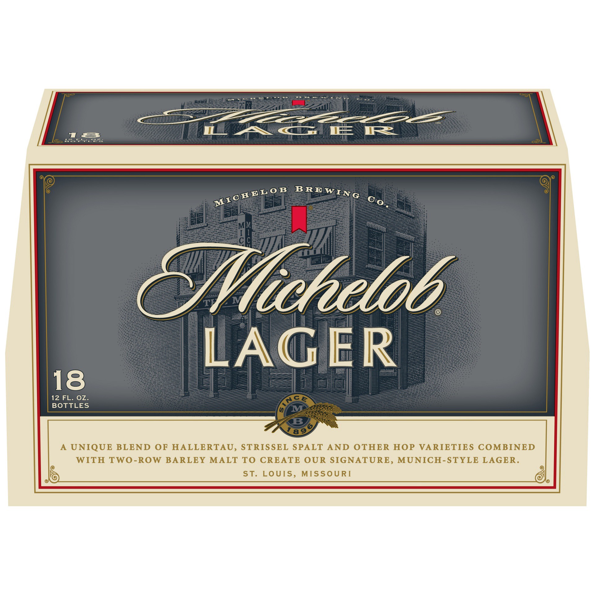 slide 1 of 3, Michelob Lager, 18 Pack 12 fl. oz. Bottles, 18 ct; 12 fl oz