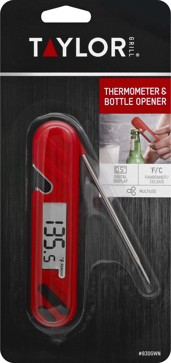 slide 1 of 9, Taylor Thermometer & Bottle Opener 1 ea, 1 ct