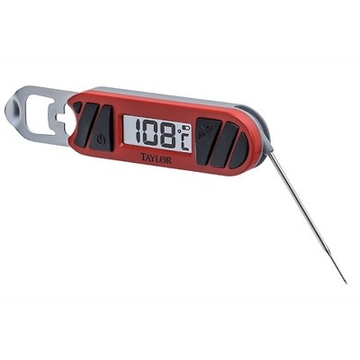 slide 1 of 1, Taylor Grill Digital Folding Thermometer With Bottle Opener, 1 ct