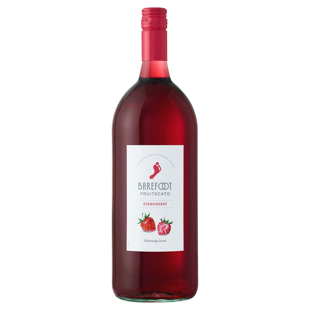 slide 1 of 1, Barefoot Fruitscato Strawberry, 1.5 liter