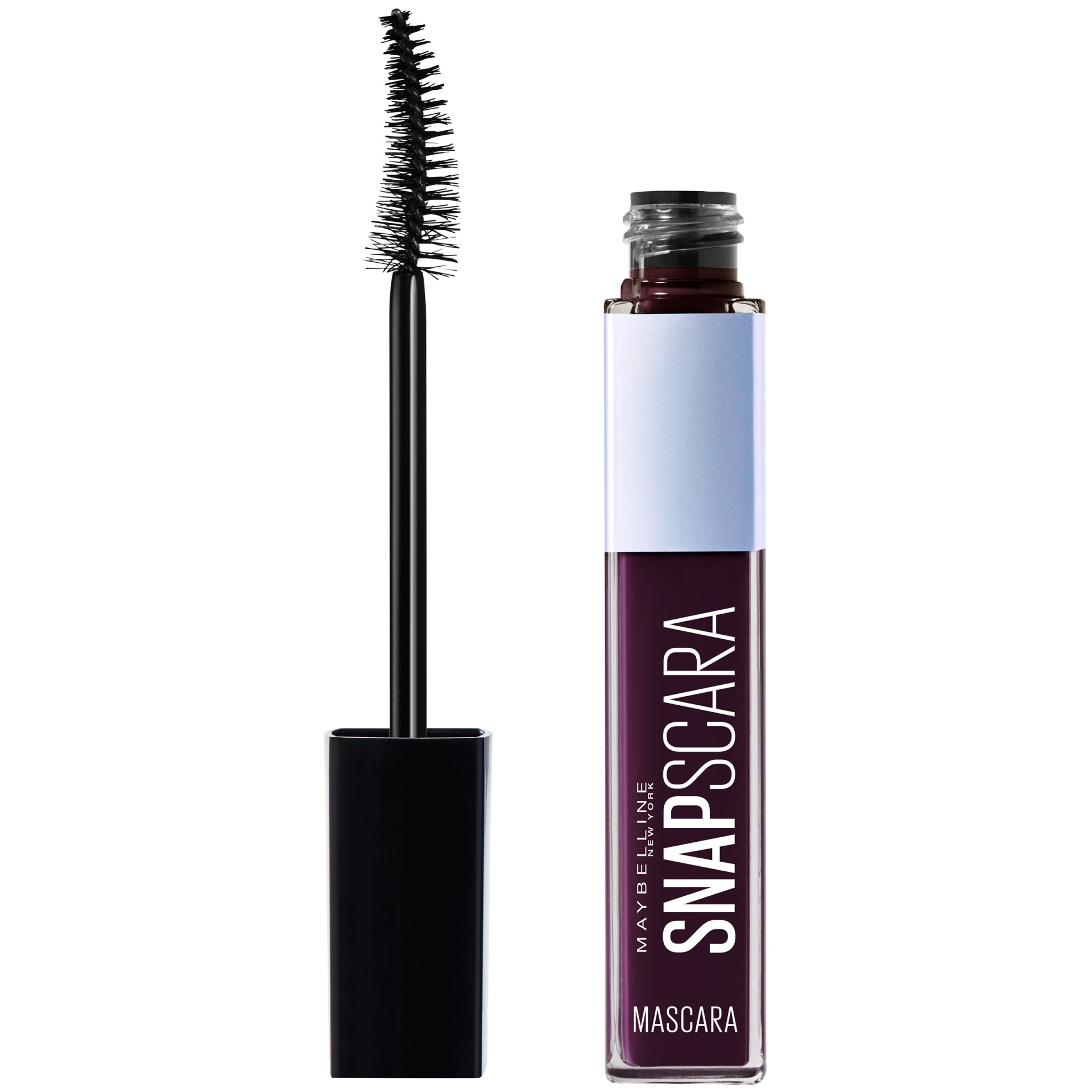 slide 1 of 8, Maybelline Snapscara Washable Mascara, Black Cherry, 0.34 oz