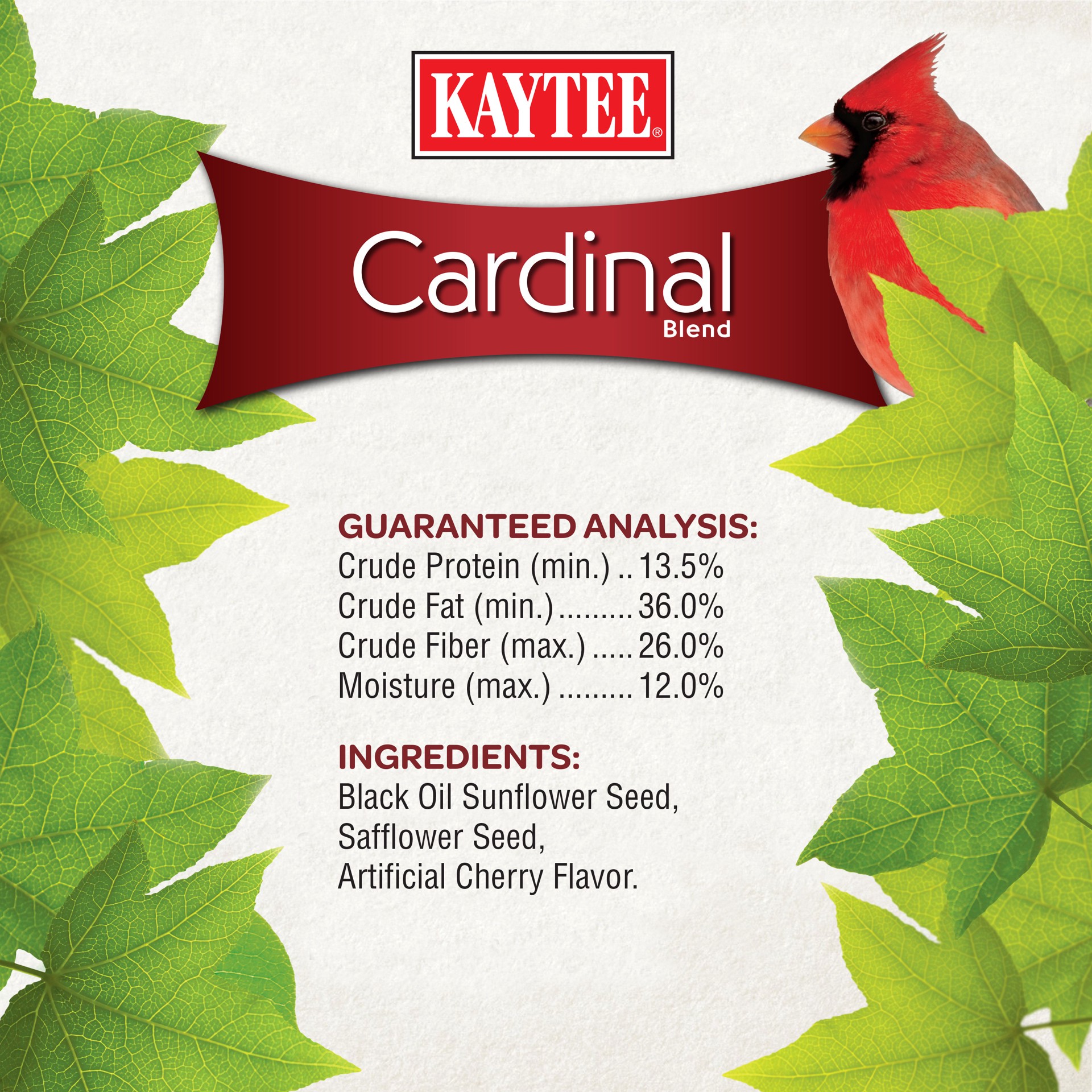 slide 2 of 4, Kaytee Cardinal Blend 15 pounds, 1 ct