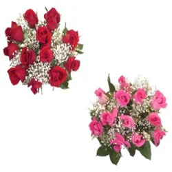 50Cm Dozen Rose Bouquet W