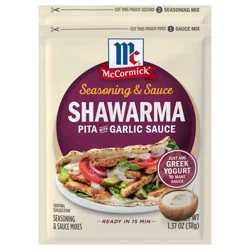 McCormick Seasoning & Sauce Duo – Shawarma Pita & Garlic