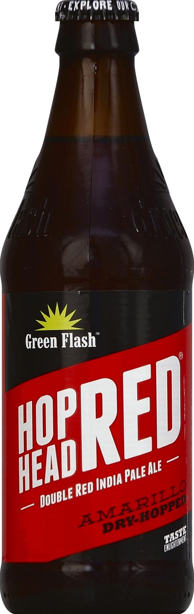 slide 4 of 4, Green Flash Brewing Co. Hop Head Red Double IPA, 12 oz