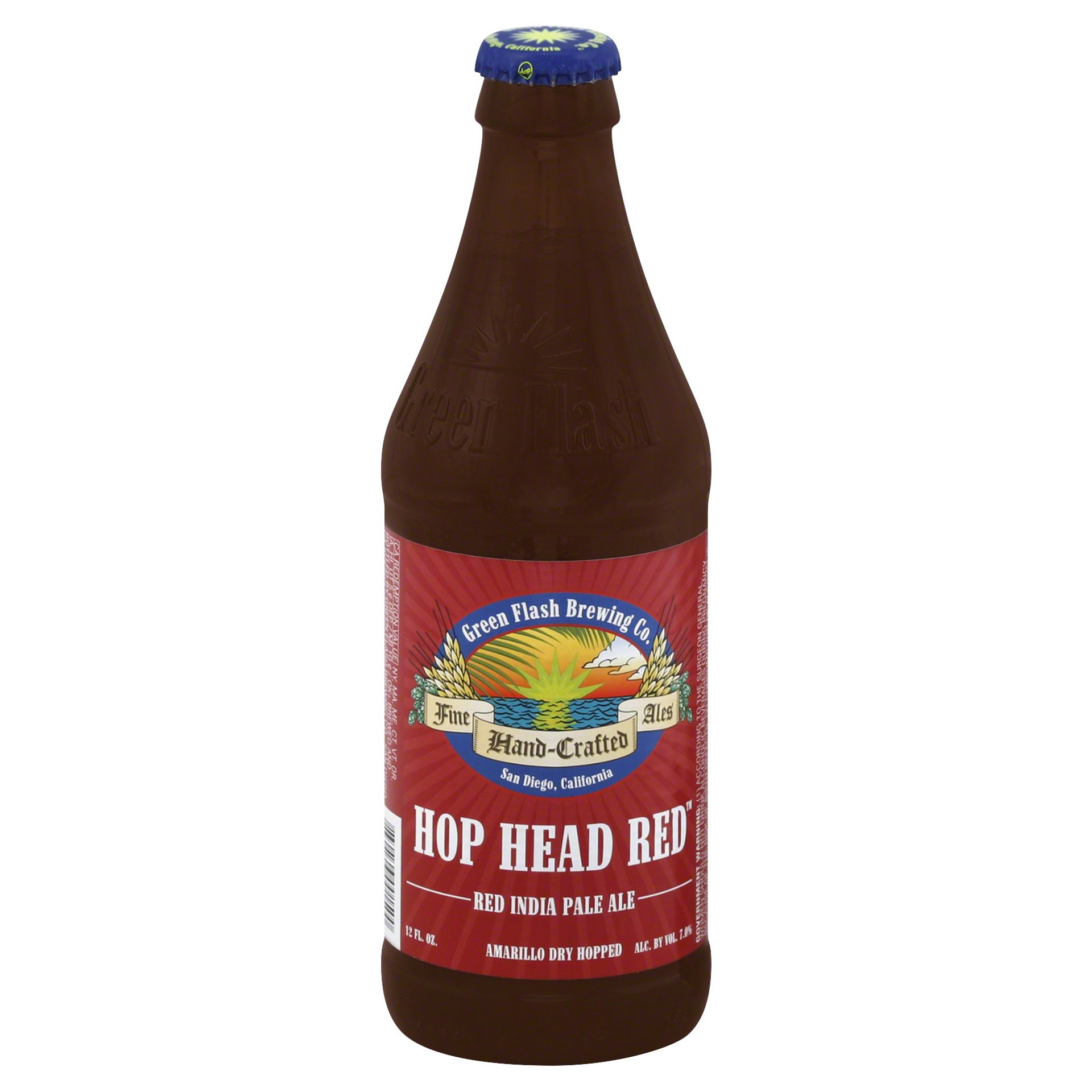 slide 1 of 4, Green Flash Brewing Co. Hop Head Red Double IPA, 12 oz